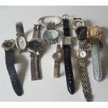 Vintage Retro Parcel of 10 Assorted Wrist Watches NO RESERVE