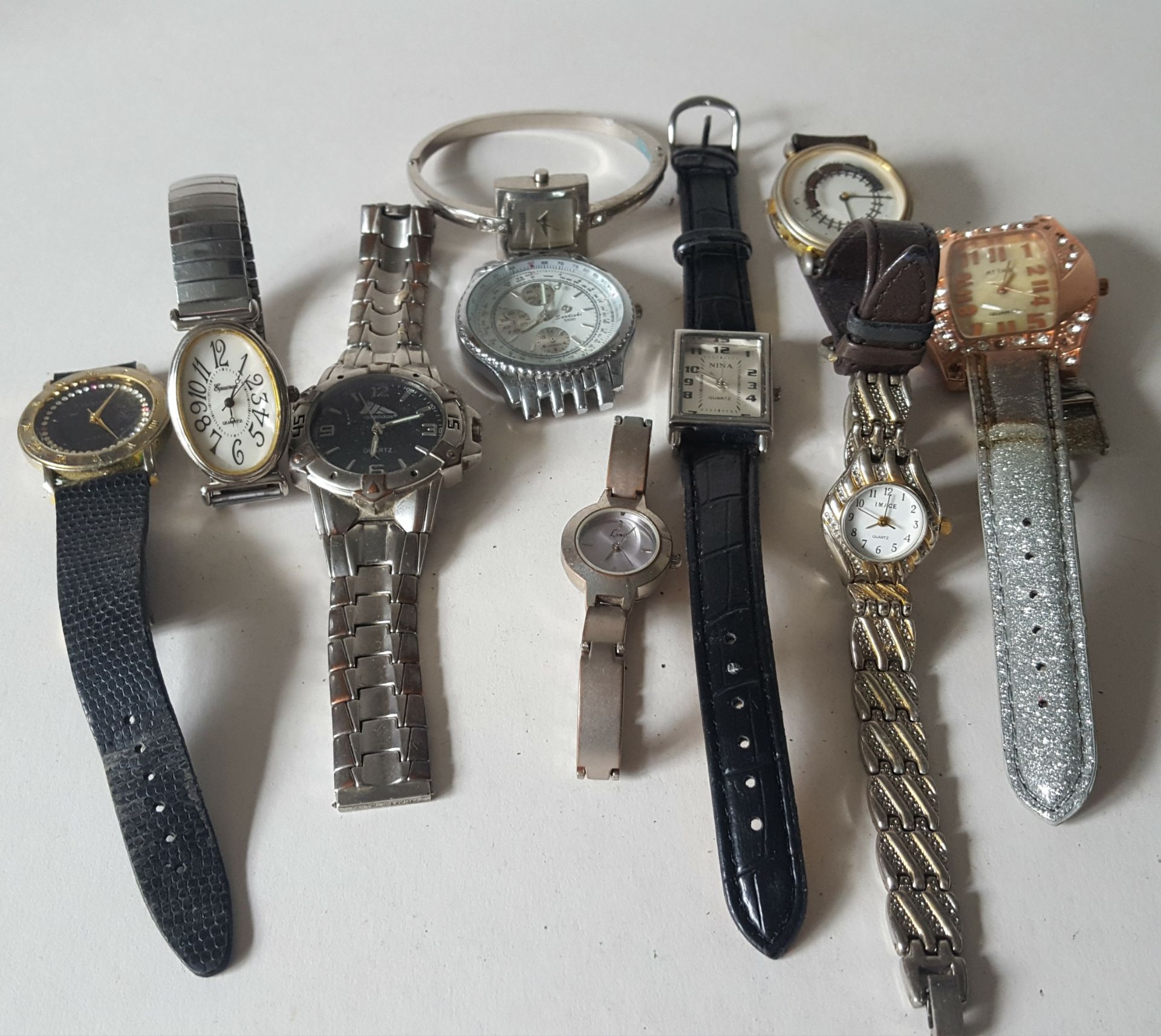 Vintage Retro Parcel of 10 Assorted Wrist Watches NO RESERVE