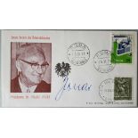 Vintage Autograph Franz Jonas President od Austria on First Day Cover Dated 1971
