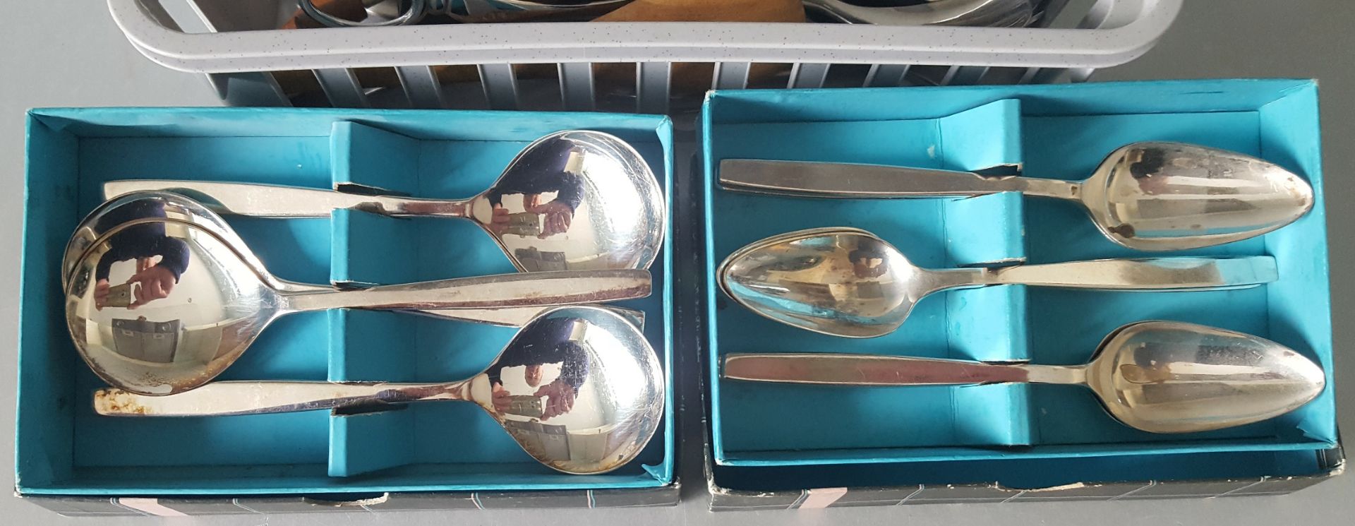 Antique Vintage & Retro Plated Flatware. Includes Boxed Sets. - Image 2 of 3