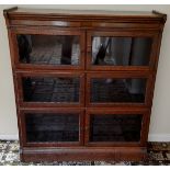 Antique Vintage Minty Oxford Sectional Bookcase 3 Tiers