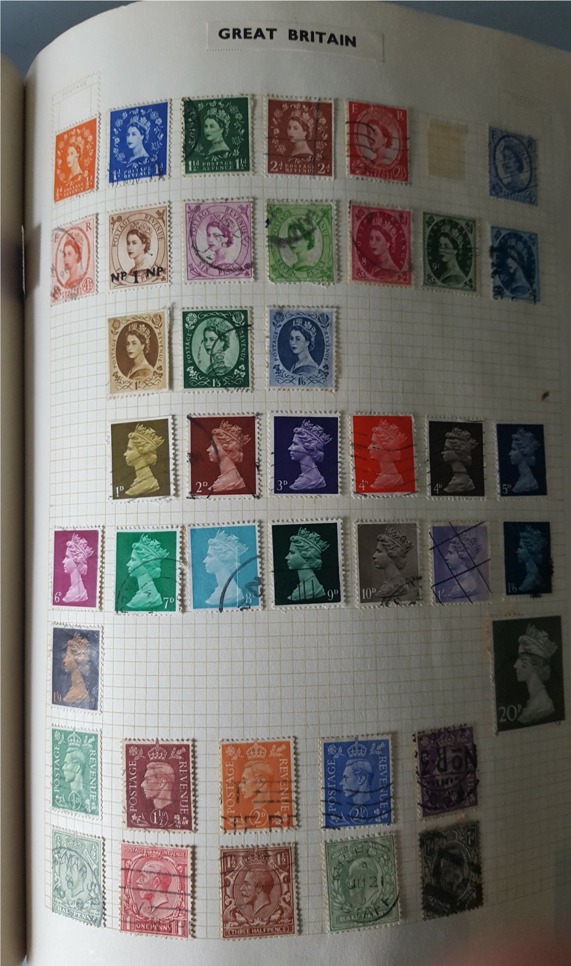 Vintage Retro Concord Stamp Album British, Commonwealth & World Stamps Over 500 Stamps - Image 6 of 11