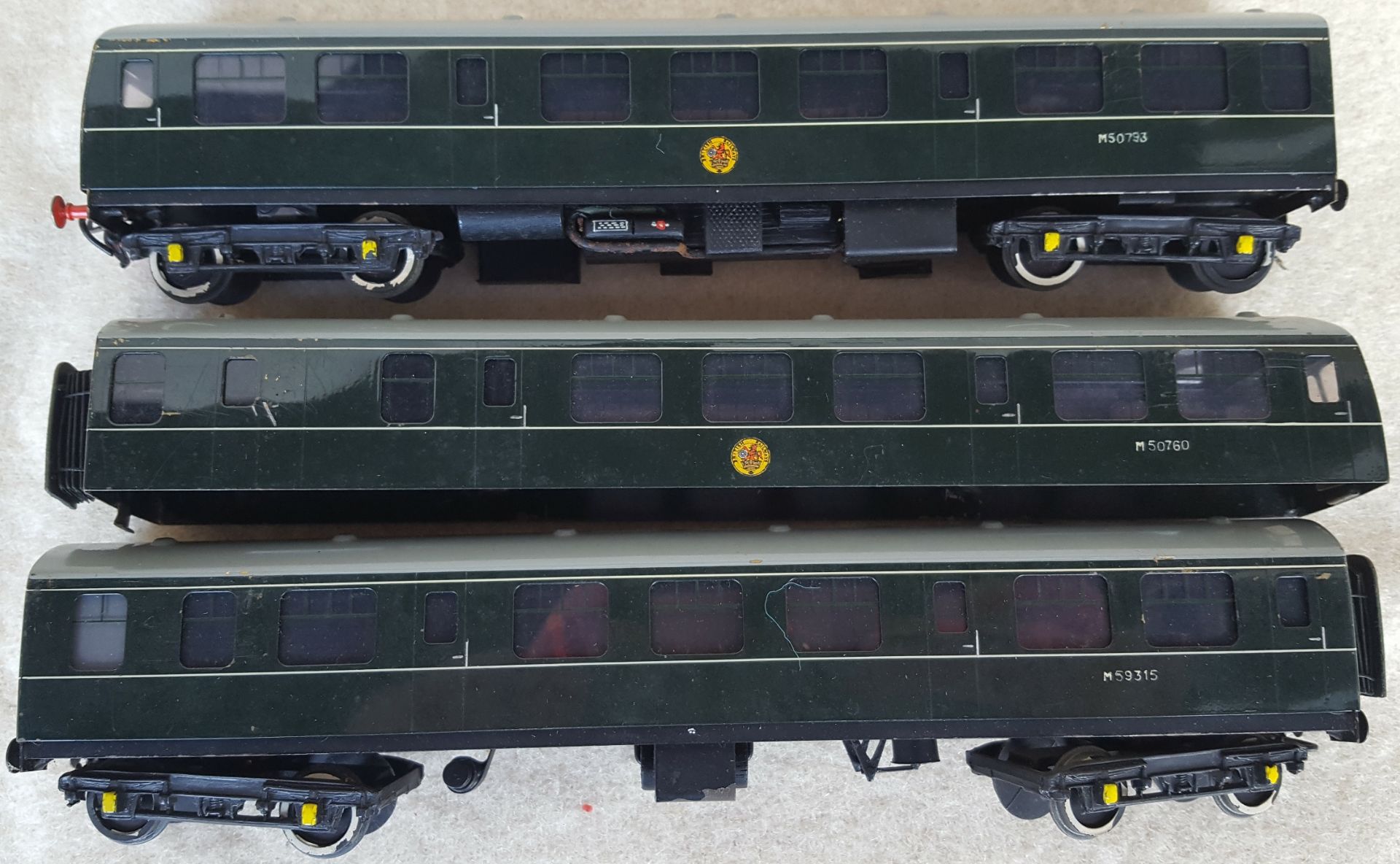 Vintage Model Metal Trains Carriages Anbrico 00 Gauge In Original Boxes - Bild 2 aus 3