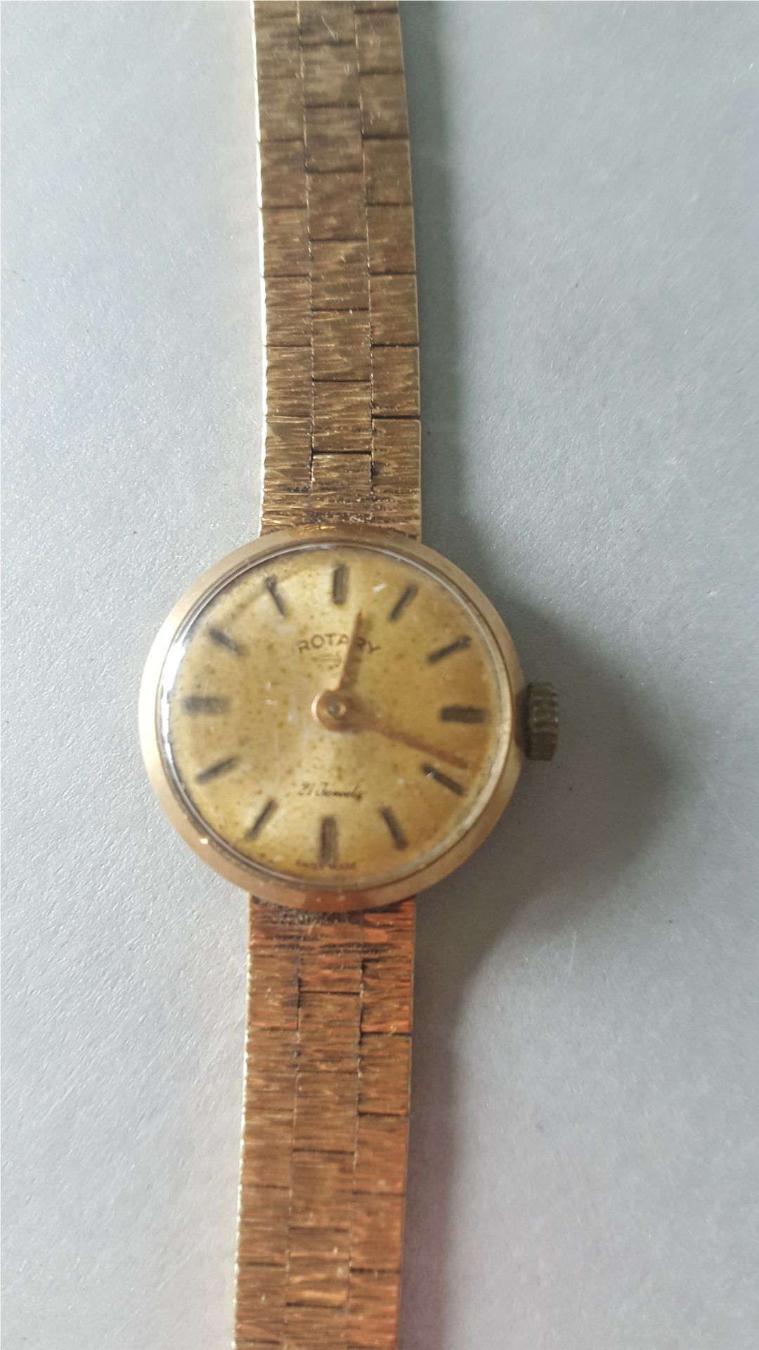 Vintage Retro Ladies Rotary 21 Jewel 9ct Gold Cocktail Watch - Image 2 of 3