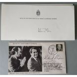 Vintage Autographs USA President Richard Nixon & Canada Pierre Trudeau on First Day Cover 1972