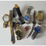 Vintage Retro Parcel of 10 Assorted Wrist Watches NO RESERVE