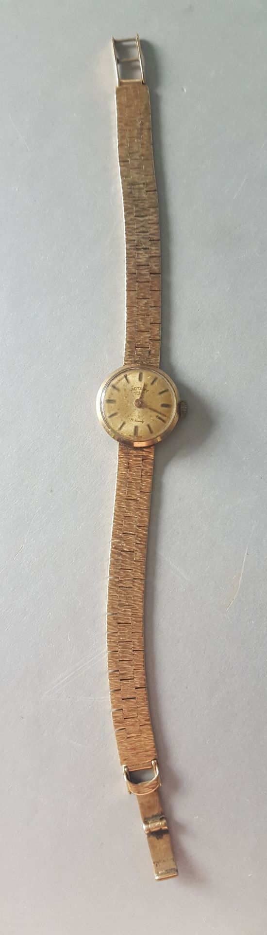 Vintage Retro Ladies Rotary 21 Jewel 9ct Gold Cocktail Watch