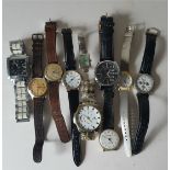 Vintage Retro Parcel of 10 Assorted Wrist Watches NO RESERVE