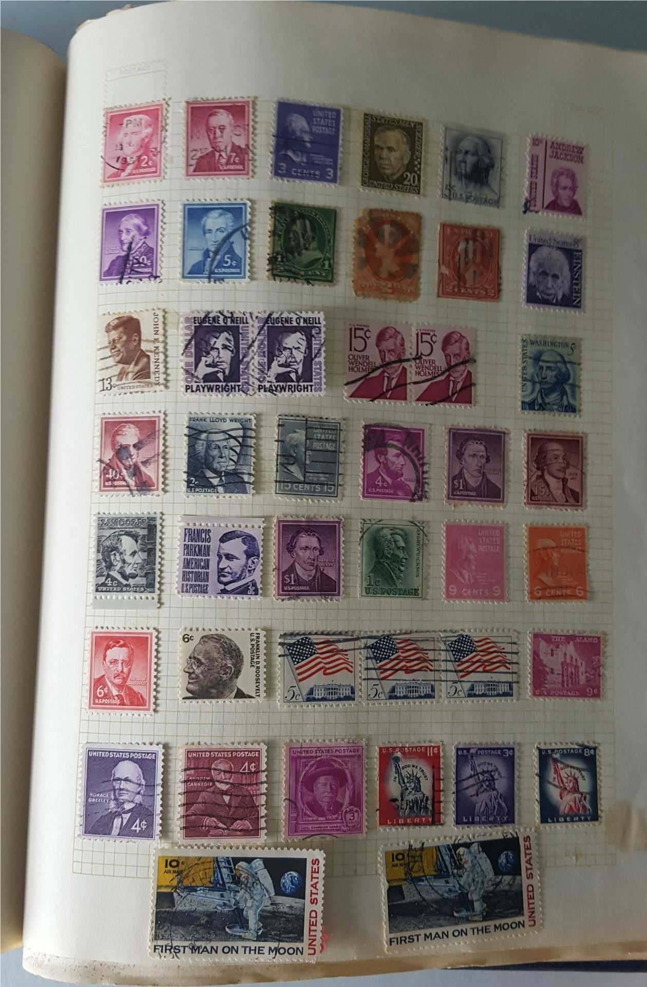 Vintage Retro Concord Stamp Album British, Commonwealth & World Stamps Over 500 Stamps - Image 10 of 11