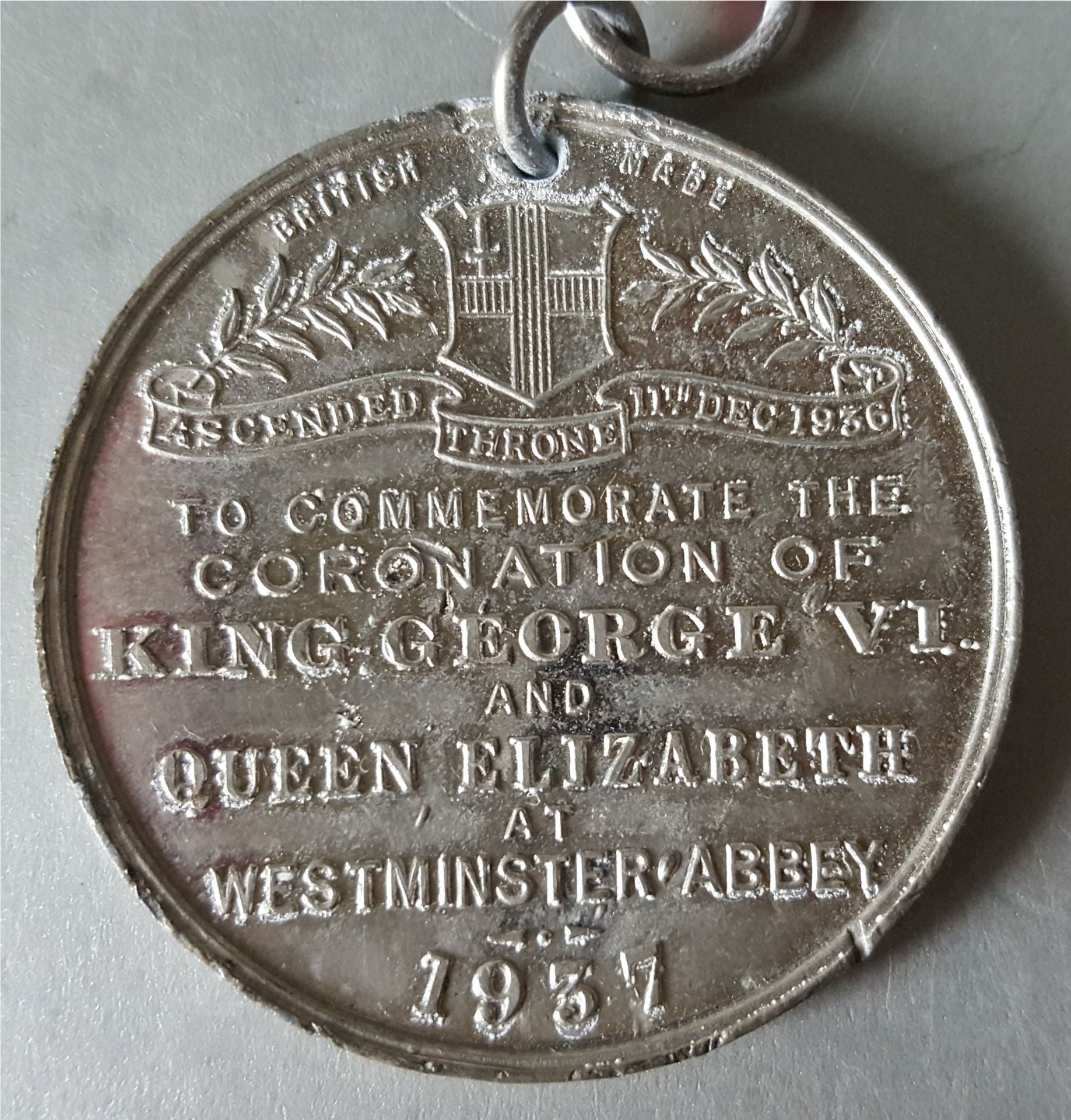 Vintage Medals Commemorative Coronation of King George V 1911 & King George VI 1937 - Bild 3 aus 4