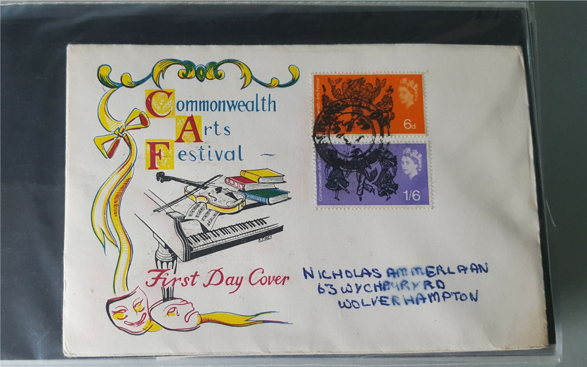 Vintage Retro Collection of First Day Covers Great Britain c1960's 73 FDC's - Bild 4 aus 9