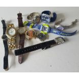 Vintage Retro Parcel of 10 Assorted Wrist Watches NO RESERVE