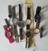 Vintage Retro Parcel of 10 Assorted Wrist Watches NO RESERVE