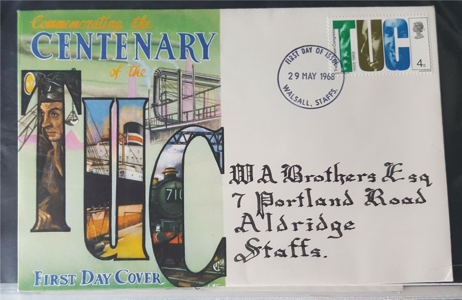 Vintage Retro Collection of First Day Covers Great Britain c1960's 73 FDC's - Bild 7 aus 9
