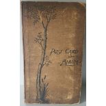 Antique Vintage Postcard Album Over 90 Plus Postcards c1905