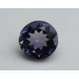 1.89 Ct Igi Certified Iolite - Without Reserve