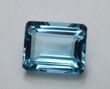 4.14 Ct Igi Certified Blue Topaz - Without Reserve