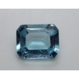 3.77 Ct Igi Certified Blue Topaz - Without Reserve