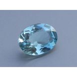 1.36 Ct Igi Certified Aquamarine - Without Reserve