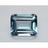 3.82 Ct Igi Certified Blue Topaz - Without Reserve
