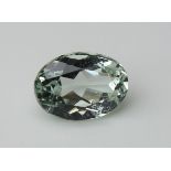 1.76 Ct Igi Certified Green Beryl - Without Reserve