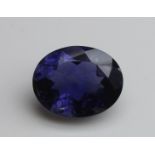 2.50 Ct Igi Certified Iolite - Without Reserve