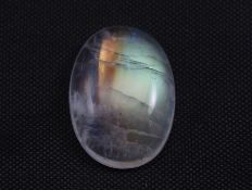 4.14 Ct Igi Certified Rainbow Moonstone - Without Reserve