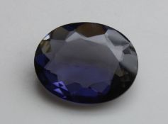 1.84 Ct Igi Certified Iolite - Without Reserve