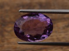 6.02 Ct Igi Certified Amethyst -Without Reserve