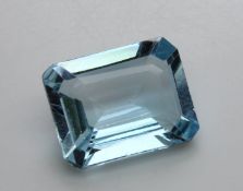 3.20 Ct Igi Certified Blue Topaz - Without Reserve