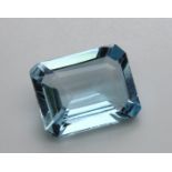 3.20 Ct Igi Certified Blue Topaz - Without Reserve