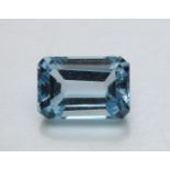 3.77 Ct Igi Certified Blue Topaz - Without Reserve