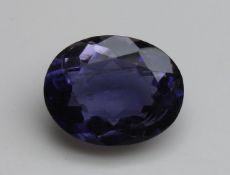 2.36 Ct Igi Certified Iolite - Without Reserve