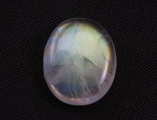 3.31 Ct Igi Certified Rainbow Moonstone - Without Reserve