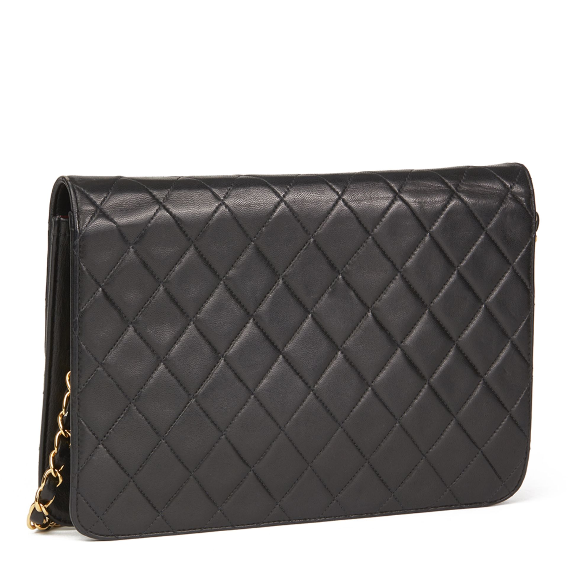 Black Quilted Lambskin Vintage Medium Classic Single Flap Bag - Image 4 of 9