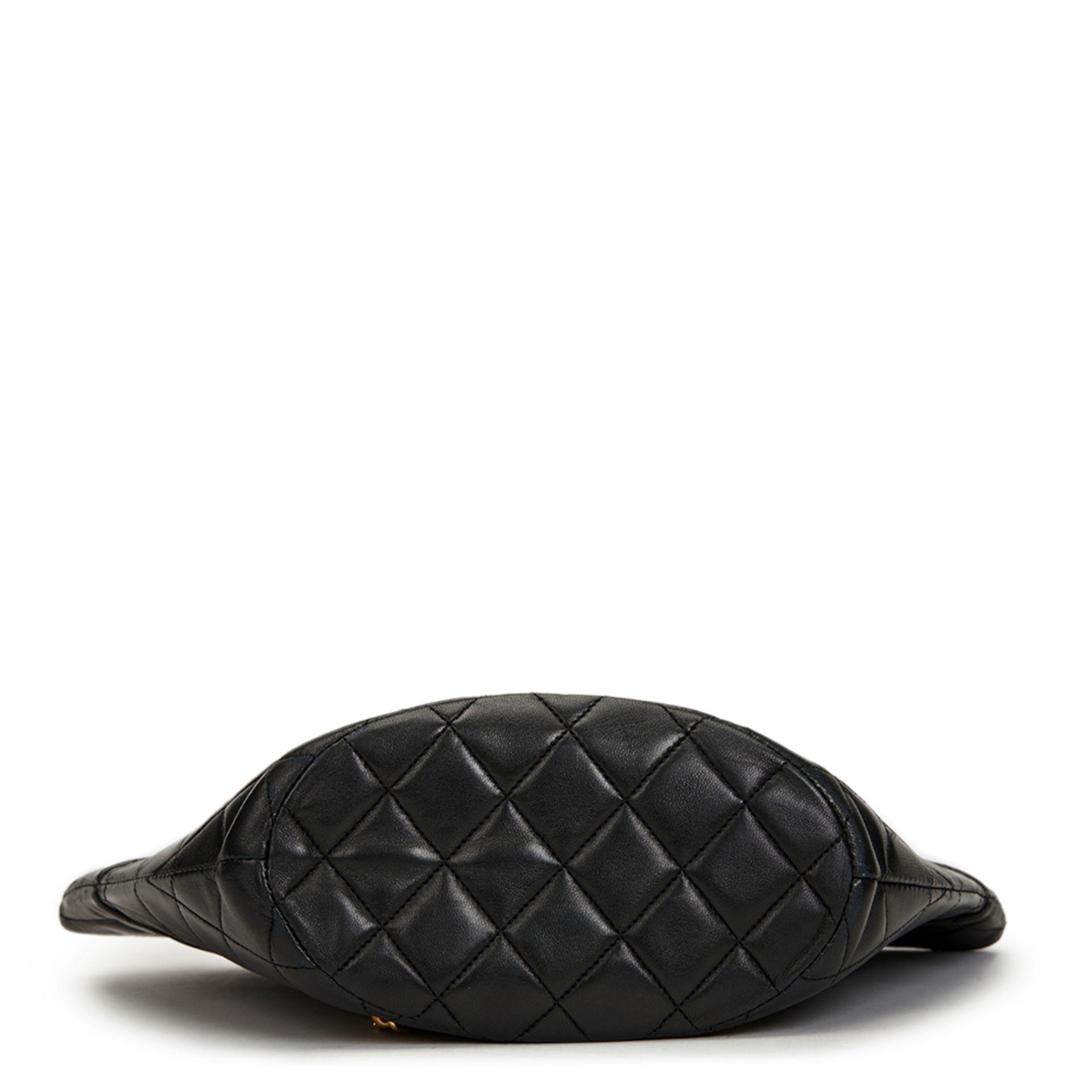 Black Quilted Lambskin Vintage Timeless Bucket Bag - Image 14 of 17