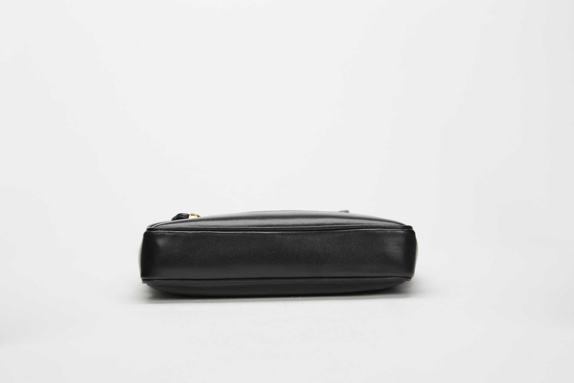 Black Satin & Lambskin Vintage Mini Timeless Shoulder Bag - Image 14 of 19