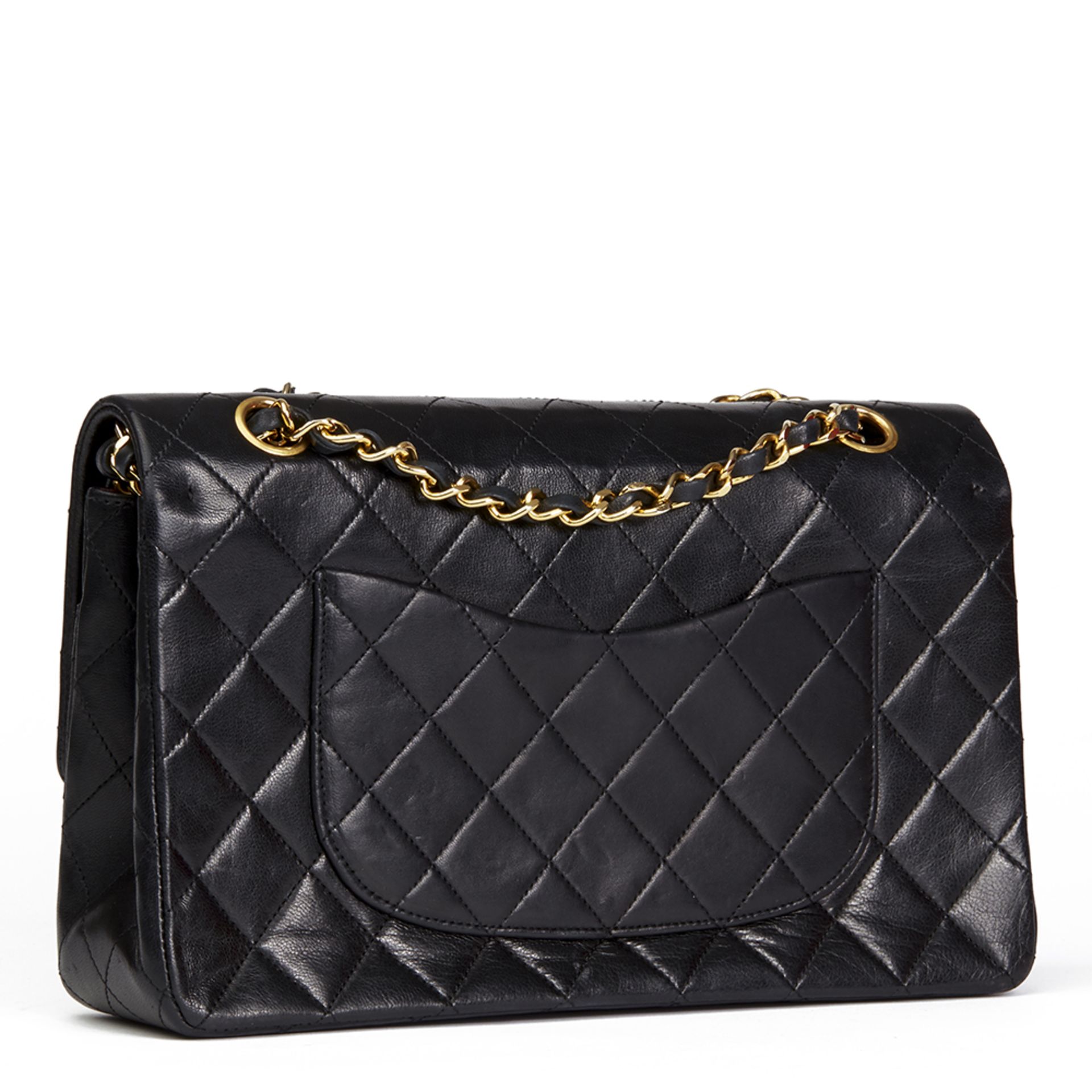 Black Quilted Lambskin Vintage Medium Classic Double Flap Bag - Image 6 of 10