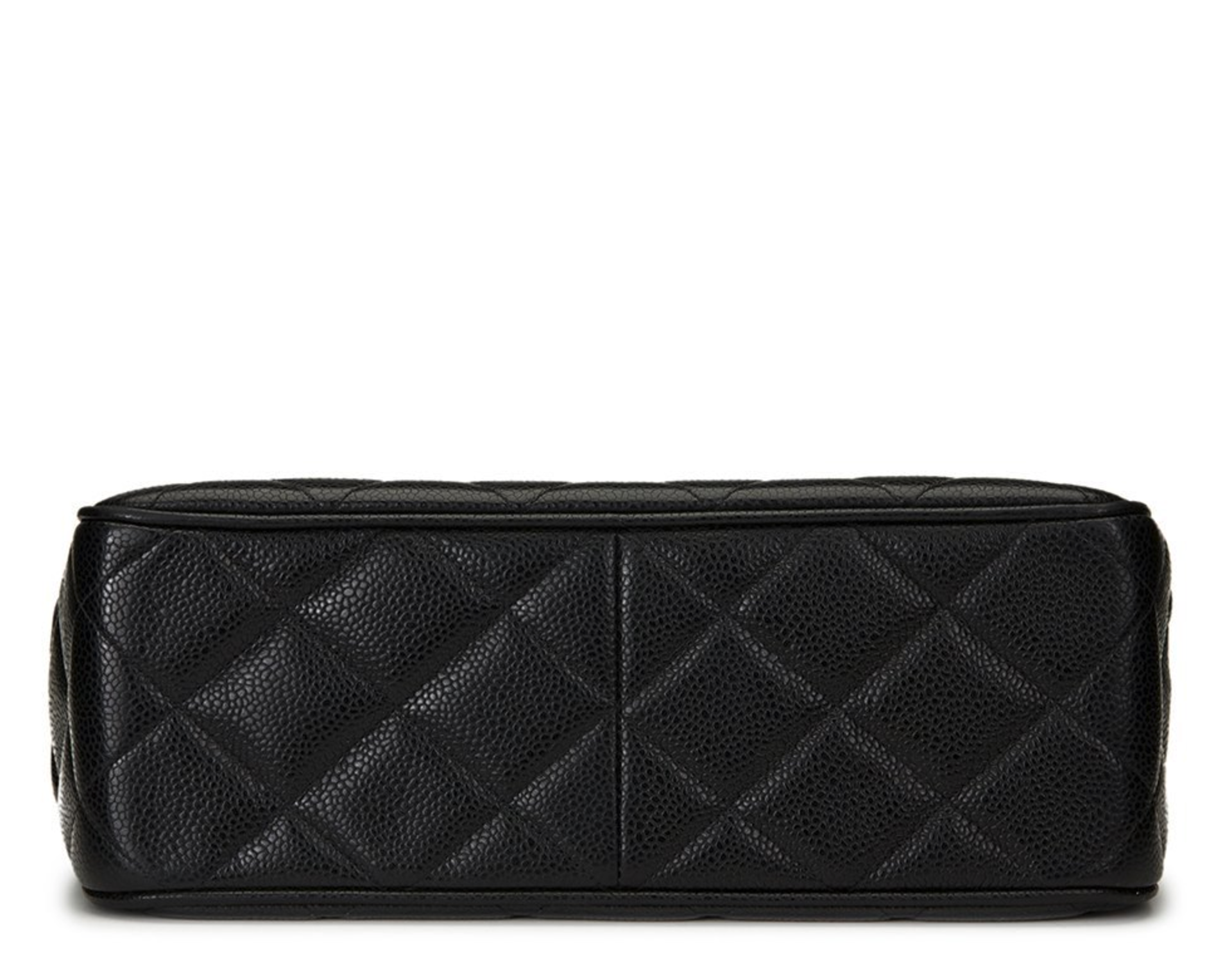 Black Quilted Caviar Leather Vintage XL Classic Single Flap Bag - Image 5 of 10