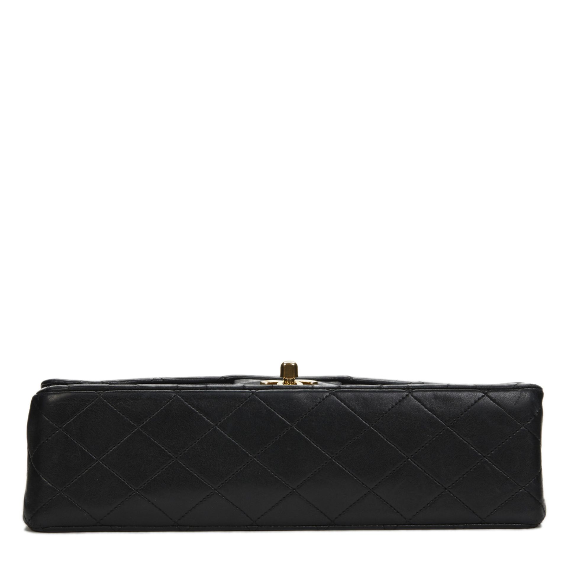 Black Quilted Lambskin Vintage Medium Classic Double Flap Bag - Image 4 of 9