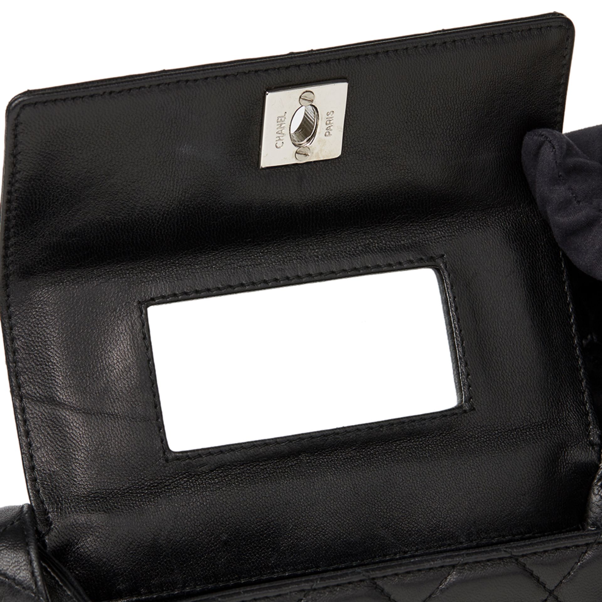 Black Quilted Lambskin Vintage Mini Flap Bag - Image 4 of 13