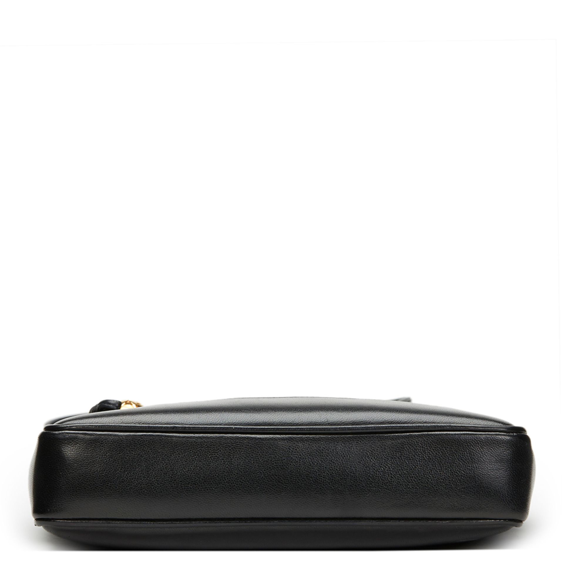 Black Satin & Lambskin Vintage Mini Timeless Shoulder Bag - Image 13 of 19