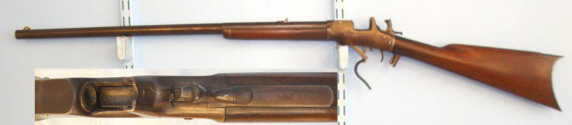 American Ethan Allen & Company 1860 Patent Falling Block .44 Henry Rim Fire Calibre Single Shot - Bild 2 aus 3