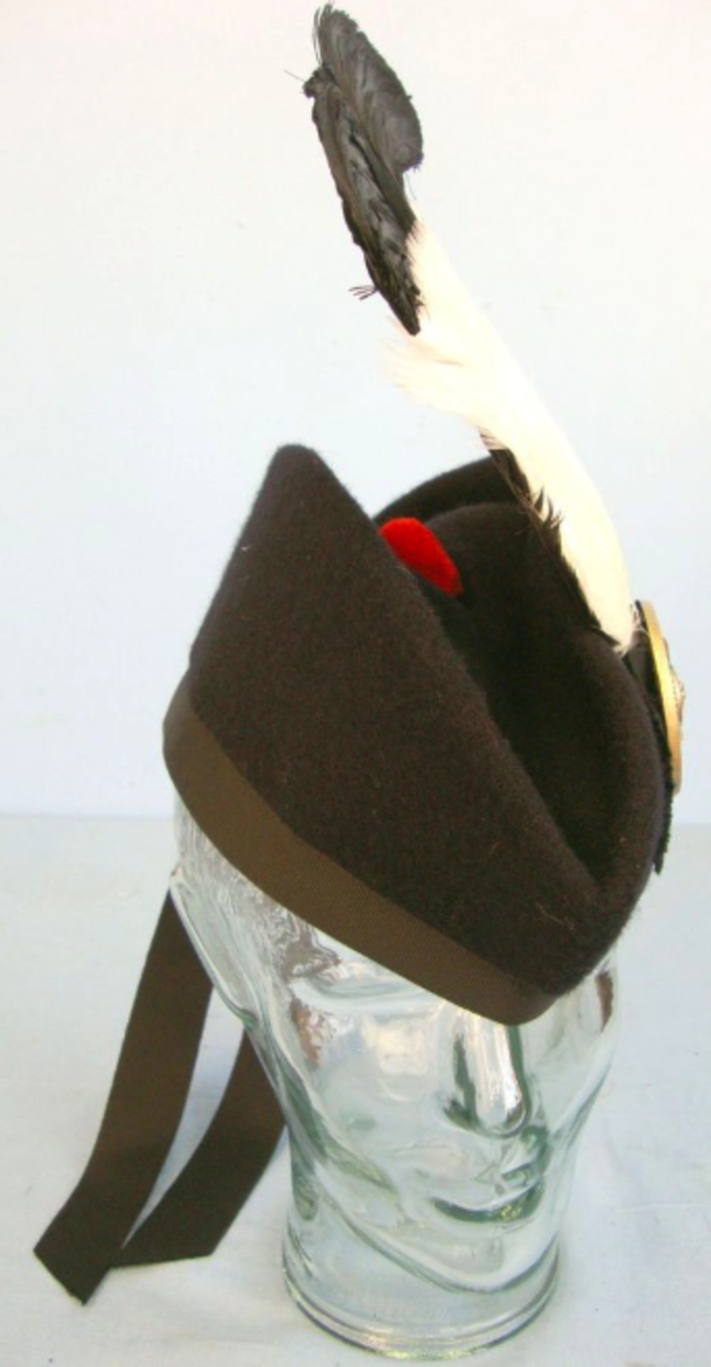 Mint Unissued Condition Scots Guards Piper’s Glengarry Mounted With Blackcock Hackle & Piper’s - Bild 3 aus 3
