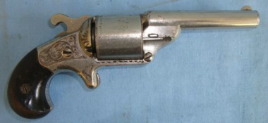American Civil War Era .32 Calibre Moores / Williamsons 1864 Patent 6 Shot Teat Fire Revolver.