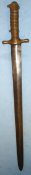 RARE, Italian Piedmont Model 1844 Artillery Sword Bayonet For The M1856 Bersaglieri Carbine