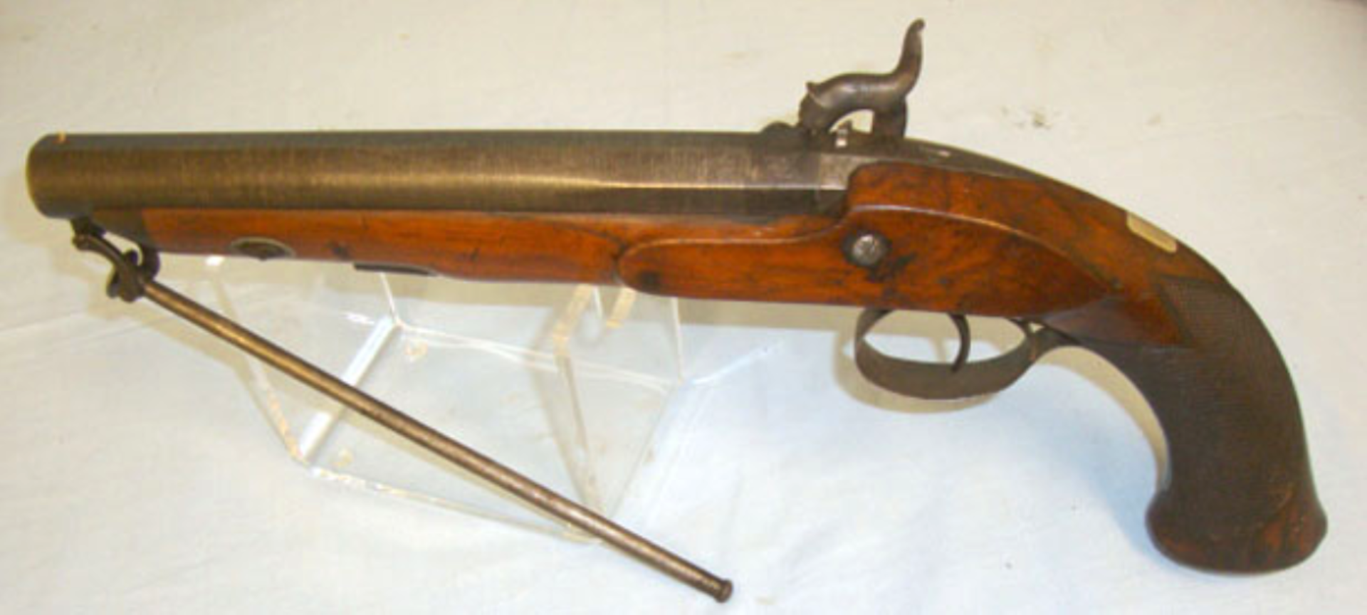 1821-1868 English .700 Bore Percussion Duelling / Holster Pistol By Andrews Pall Mall London. - Bild 2 aus 3