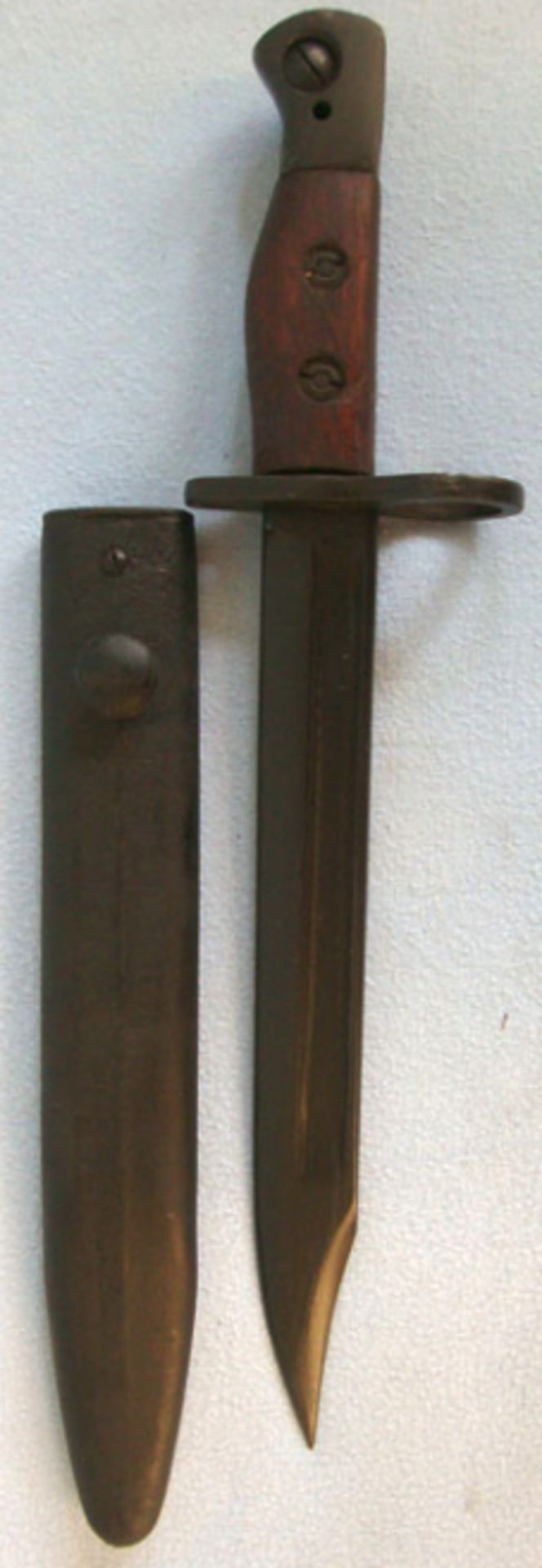 An Indian No 5 MkI Bayonet & Scabbard Made at Ishapore 1978. - Image 3 of 3