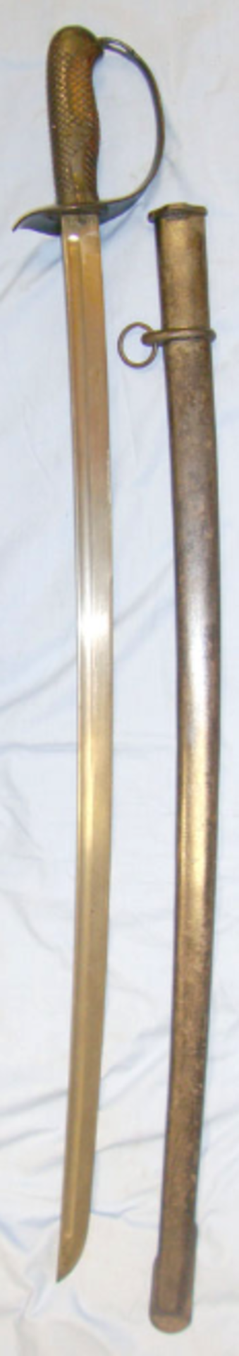 WW2 Japanese Cavalry Trooper's / Mounted Police Sword & Scabbard.