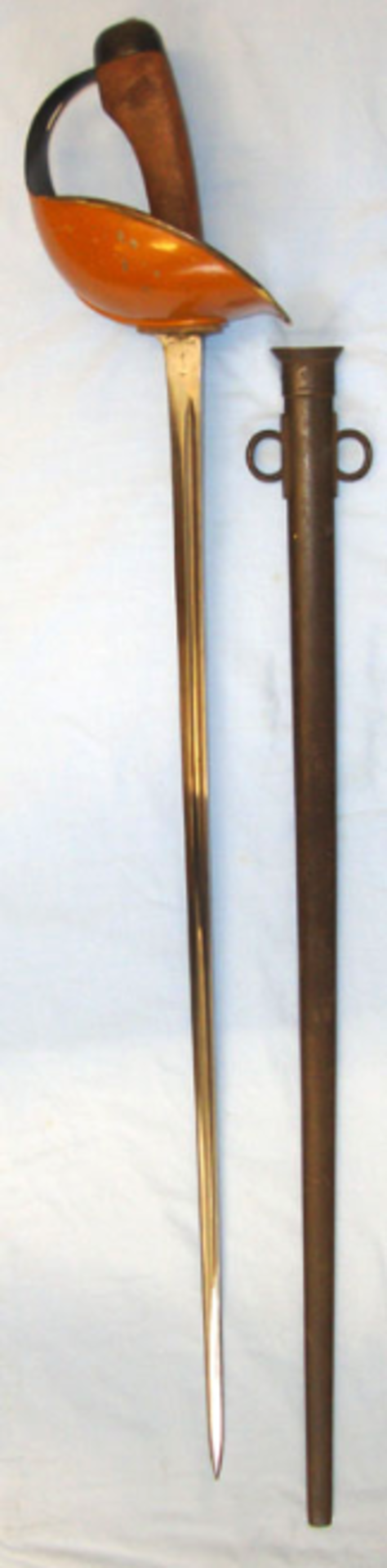 WW1 1915, 1908 Pattern British Heavy Cavalry Troopers Sword By Wilkinson Post WW1 Issue - Image 3 of 3